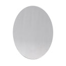 Oval Blank Aluminum Alloy License Plate DIY Universal fit for Motorcycle