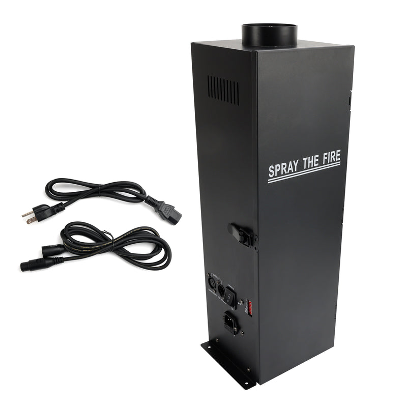 200W Flame Spraying Projector DMX DJ Stage Fire Effect Aerosol Flame Machine