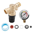 RV Water Pressure Regulator For RV Camper. Brass Lead-Free Adjustable