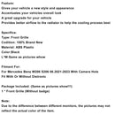 GTR Style Front Bumper Grille Grill fit Mercedes Benz W206 2022-2023 W/Camera