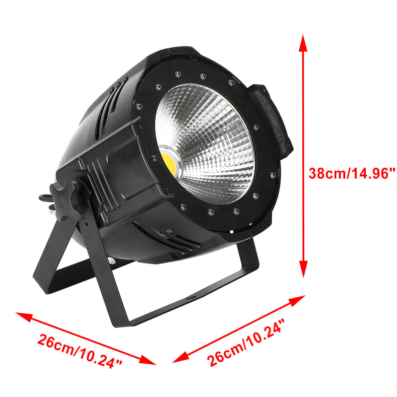 200W COB LED Stage Par Light Cool Warm White DMX Audience Blinder Stage Light