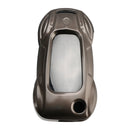 Audi A1 A3 S3 Leather Alloy Zinc Car Key Gray Case Cover
