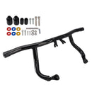 Engine Guard Crash Bar Frame Protector Bumper Black For Glide Flht Flhx 24-25