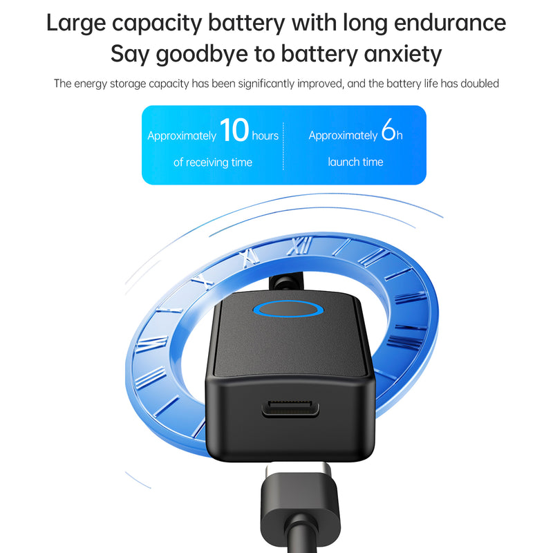 5.4 Receiver Transmitter 2-in-1 3.5mm Wireless Connected Bluetooth Audio Headset