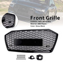 2019-2023 Fit Audi A6 S6 W//O ACC RS6 Style Honeycomb Mesh Front Grille Grill