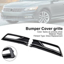 2PCS Fog Light Lamp Grille Cover Fit VW Passat B8 NMS (USA Car) 2016-2018