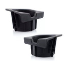 2PCS Right+Left Black Center Console Cup Holder Insert For Toyota Tacoma 05-17