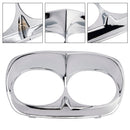 Dual Headlight Trim Bezel Cover Fairing For Road Glide 1998-2013