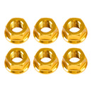 ALU M10 GOLD SPROCKET NUT SET FOR DUCATI STREETFIGHTER V2 V4 1260 X DIAVEL 1260