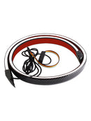 Car Tail Streamer Lamp Carbon Fiber LED Light Rear Wing Spoiler Lip Brake Trunk Multicolour 1.3M