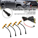 Toyota 4Runner 2014-2023 TRD Pro 4PCS Plastic Car Grille LED Lights Light