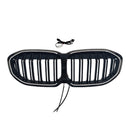 2019-2024 Fit BMW 1 Series F40 Double Slat Kidney Grill Grille Gloss Black