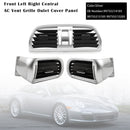 2004-2011 Porsche Targa 997 Left Right Central AC Vent Cover Silver 99755214105 99755213105 99755213205