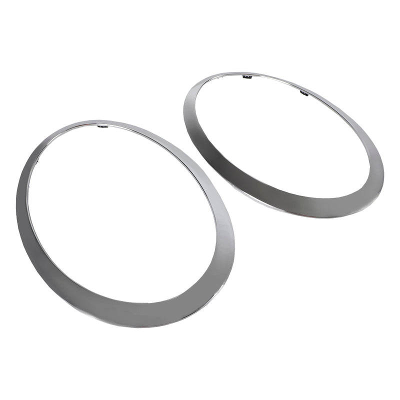 MINI JCW F55 F56 F57 2014-2021 L+R Headlight Tailight Cover Trim Chrome