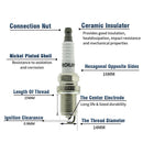 2006-2008 Mazda MX-5 L4 2.0L 4x Ignition Coils +Spark Plugs UF540