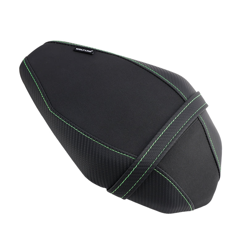 Rear Passenger Seat Cushion Pu Pillion Flat Green For Kawasaki Zx-10R/Rr 21-23 Green