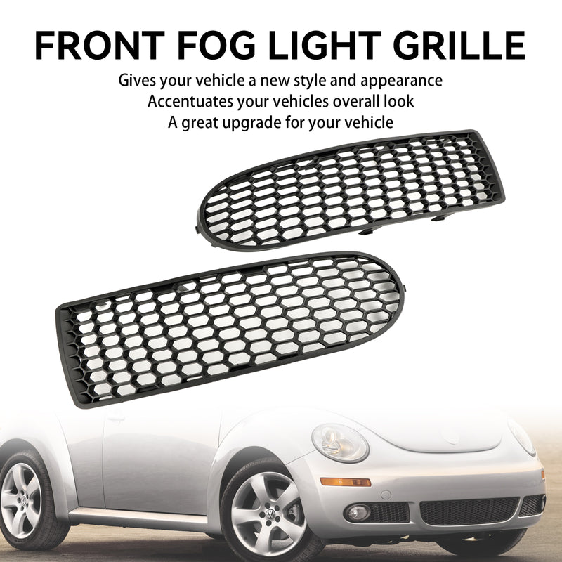 Front Bumper Fog Light Grill Fit VW Volkswagen Beetle & Beetle Convertible