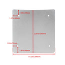 2014-UP TOURING REAR TOUR TRUNK PACK LASER CUT INNER BASE PLATE SILVER