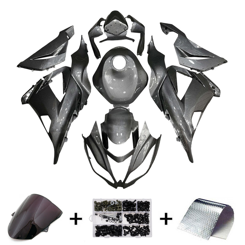 Injection Fairing Kit Bodywork Plastic ABS fit For Kawasaki ZX6R 636 2013-2018