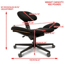 Multifunctional Creativity Chair Meditation Chair  ADHD Chair Cross Legged Office Home Transformable and movable chair Suitable for lazy people and those who need to change their sitting posture