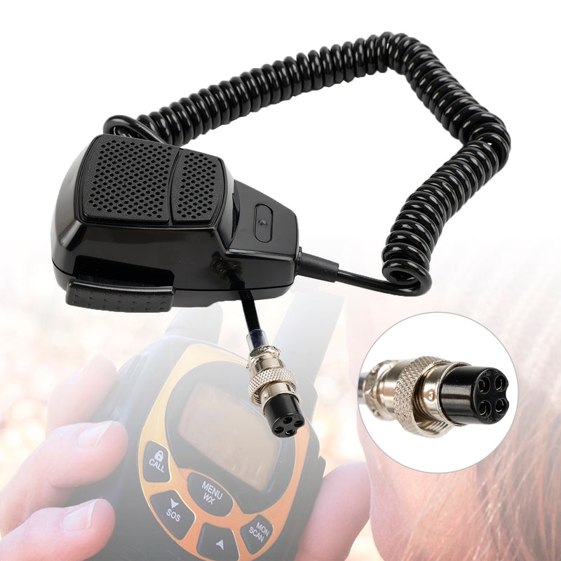 Microphone Car Mic Fit for TD-25 Walkie-Talkie Radio Megaphone Handle Microphone