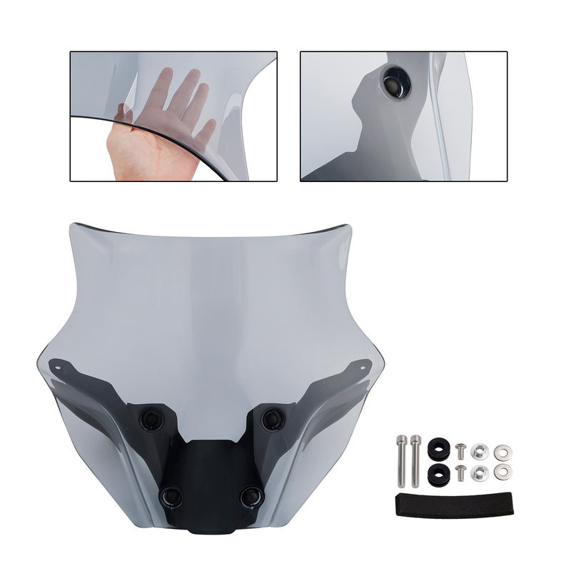 Windshield WindScreen + Bracket fit for YAMAHA MT-09/SP 2024-2025