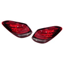 2019-2021 Mercedes Benz W205 Facelift C63 AMG Base Left+Right LED Rear Tail Light Brake Lamp 059067103 2059067203