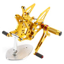 ALUMINUM ADJUSTABLE REAR SET REARSET FOR KAWASAKI ZX636 NINJA ZX-6R 2021-2024