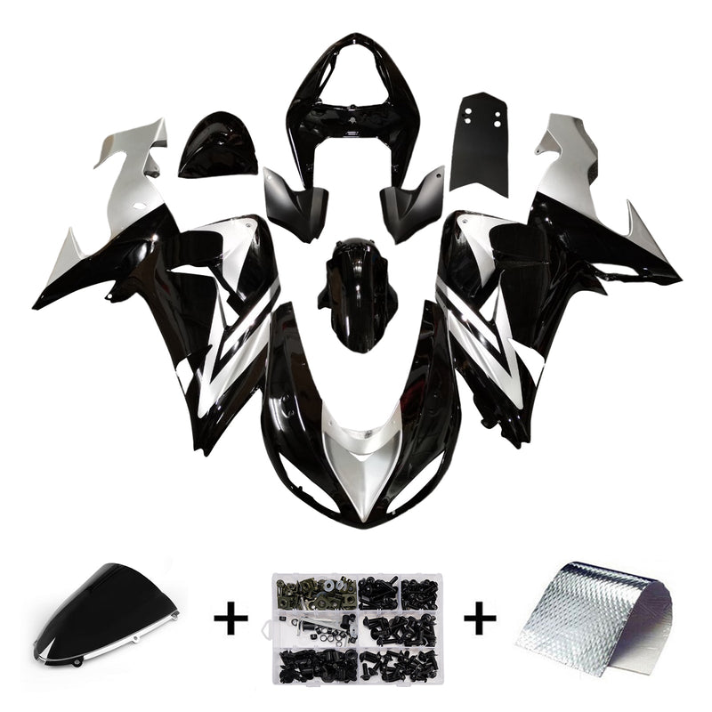 Injection Fairing Kit Bodywork Plastic ABS fit For Kawasaki ZX10R 2006-2007