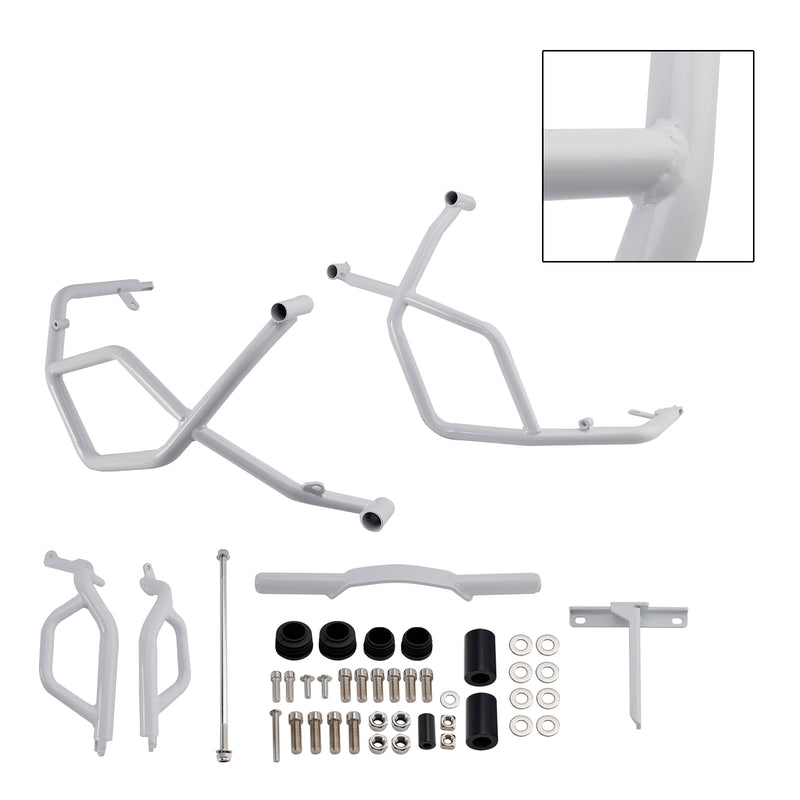 Engine Guard Frame Anti-Crash Bumper Protect White For Du Desertx 2022-2024 23