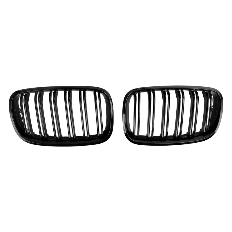 BMW X6 Hybrid E72 2008-2011 Front Bumper Kidney Grille Grill Gloss Black