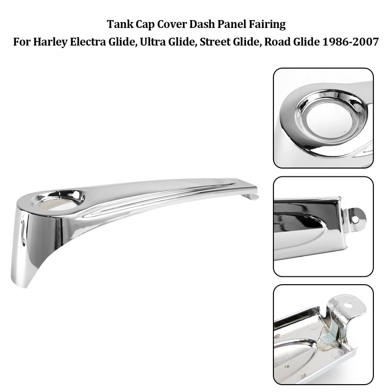 Tank Cap Cover Panel Fairing For Road Street Electra Glide FLHT FLHTCU 1986-2007