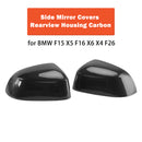 Side Mirror Covers Rearview Housing Carbon for BMW F15 X5 F16 X6 X4 F26