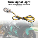 12V LED Turn Signal Indicator Light 8mm Universal Motorcycle For Honda