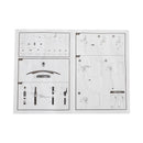 Set Of 2 Universal Surround Sound Adjustable Height Speaker Stand Bracket