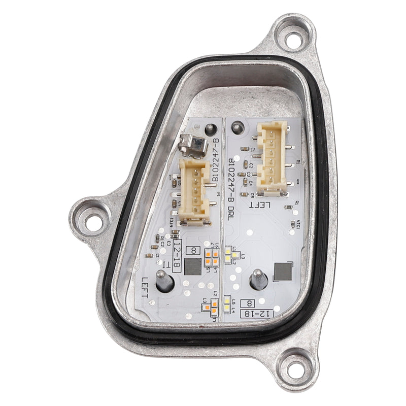 2PCS Left+Right Headlight LED DRL Module With Heat Sink 6F0941475/76 For SEAT