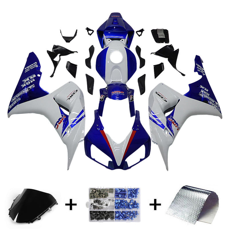 Amotopart Honda CBR1000RR 2006-2007 Fairing Kit Bodywork Plastic ABS