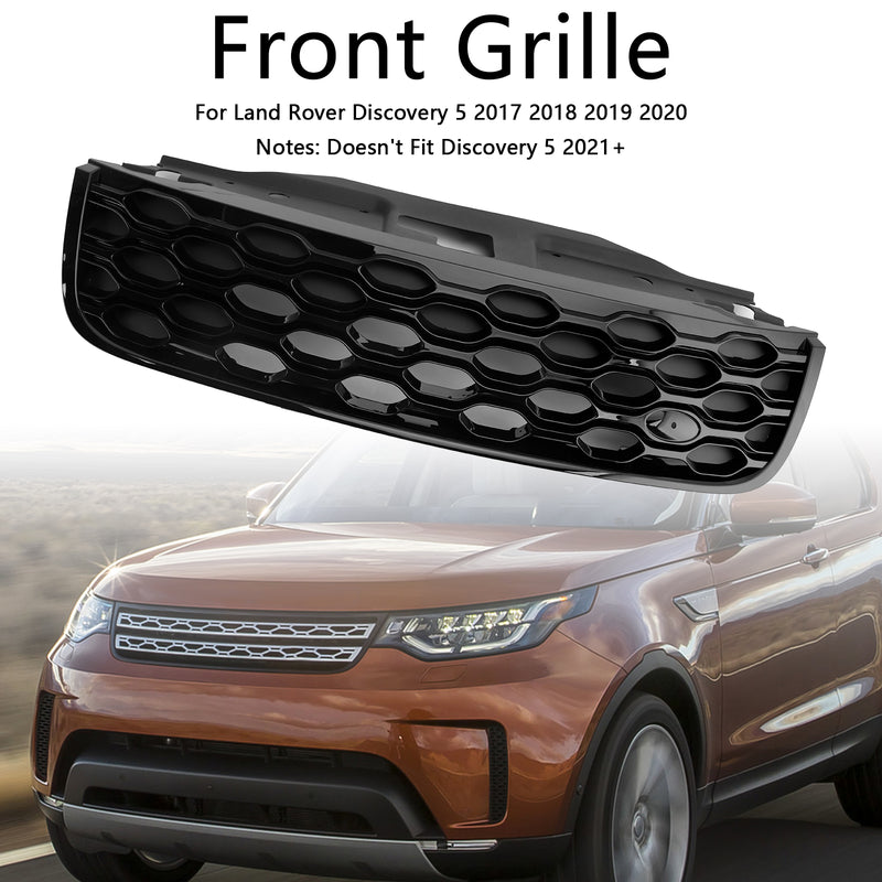 Front Bumper Grill Grille Fit Land Rover Discovery 5 L462 2017-2020 Black