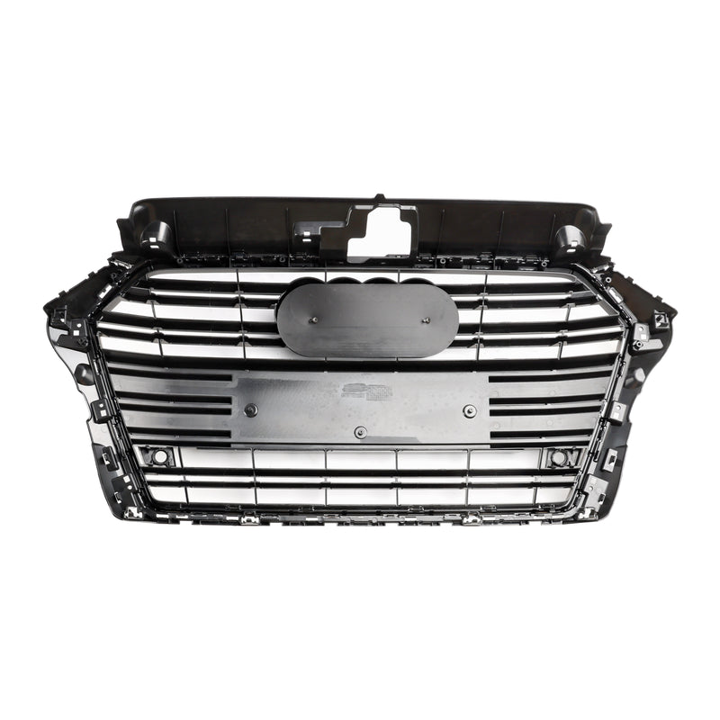 Front Bumper Grille Grill 8V3853651 Fit Audi A3 S3 2017-2019 Chrome 8V3853651B