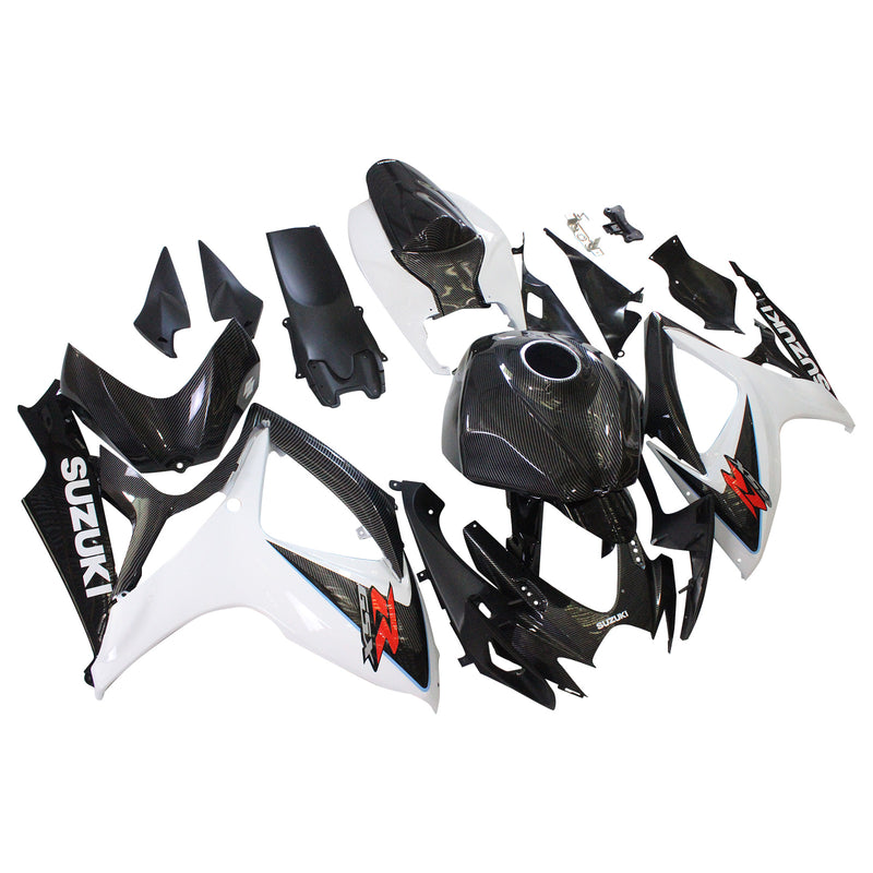 Amotopart Suzuki GSXR 600/750 2006-2007 K6 Fairing Kit Bodywork Plastic ABS