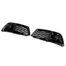 2018-2022 Fit Audi Q5 2PCS Front Bumper Cover Grill Grille Bezel Insert W/ACC