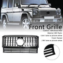 Gloss Black Front Bumper Grill Grille Fit Mercedes Benz W463 1990-2018 W/Led