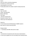 Black Front Bumper Grill Grille Fit Ford Transit Connect 2019-2023 W/LED