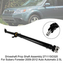 2009-2012 For Subaru Forester Auto Automatic 2.5L Driveshaft Prop Shaft Assembly