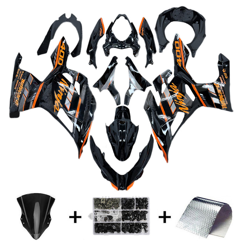 Amotopart Kawasaki EX400 Ninja400 2018-2023 Fairing Kit Bodywork Plastic ABS