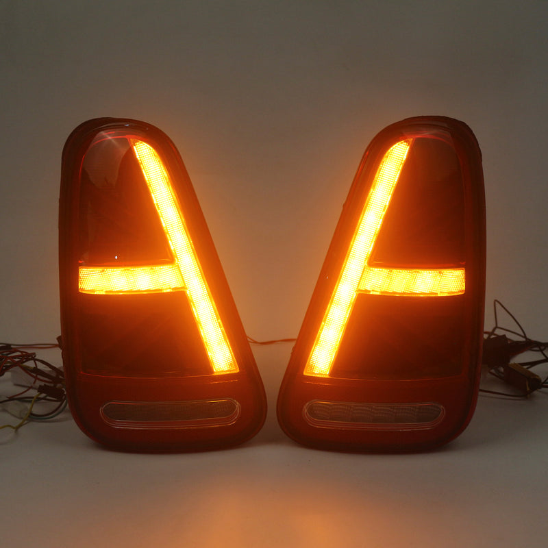 L&R LED Tail lights w/ Turn Signal Lamps For BMW Mini Cooper R50 R52 R53
