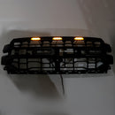 Black Front Bumper Grille Grill Fit Ford F150 2024+ With LED