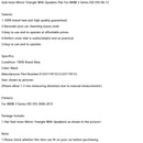 Pair Sealing Gasket Of Speakers For BMW 3 Series E92 E93 06-13