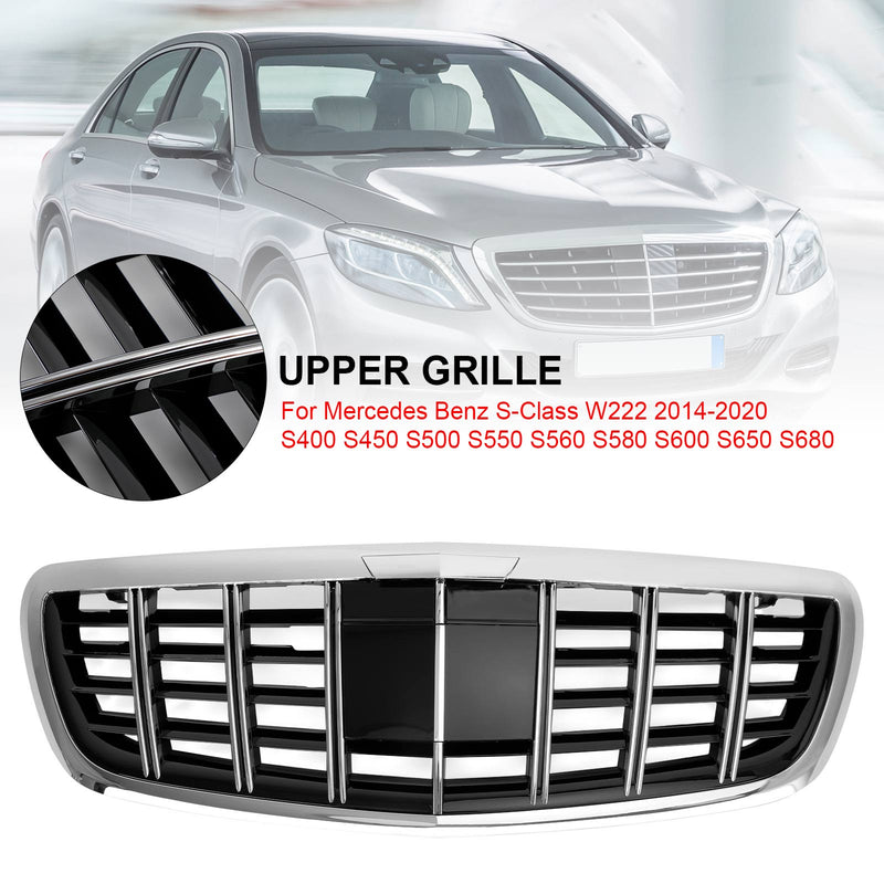 2014-2020 Mercedes Benz W222 S class Chrome S680 BRABUS Style Grille Grill