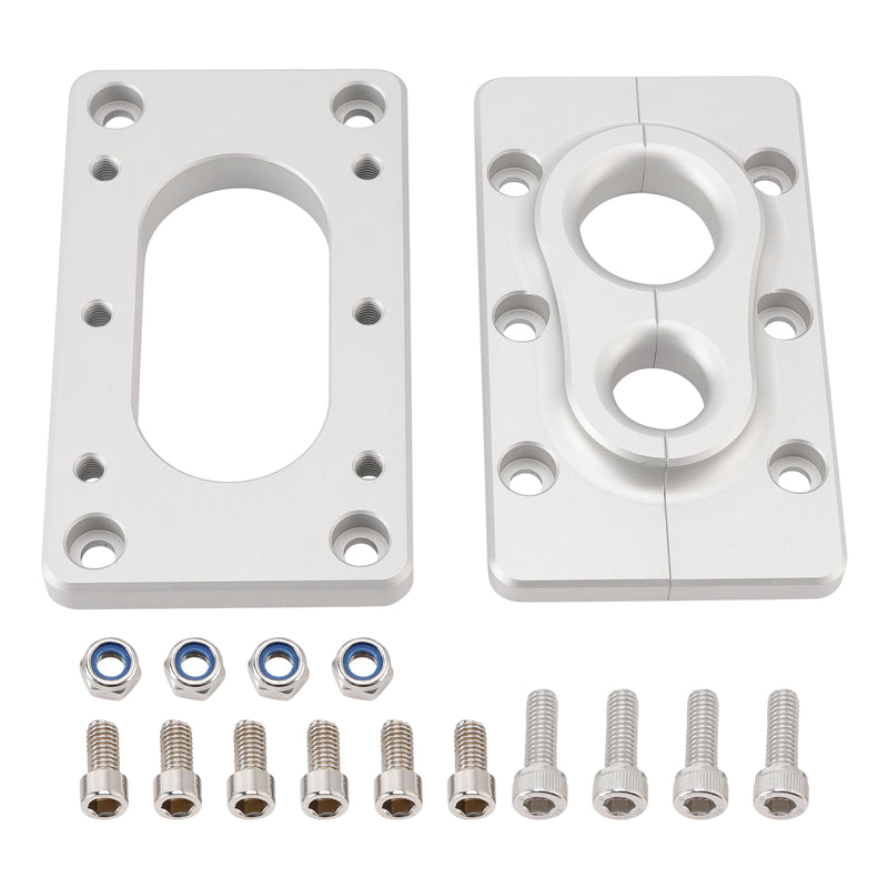 Aluminum Fire Wall Pass Through Raw Bracket For Holley Terminator x Max